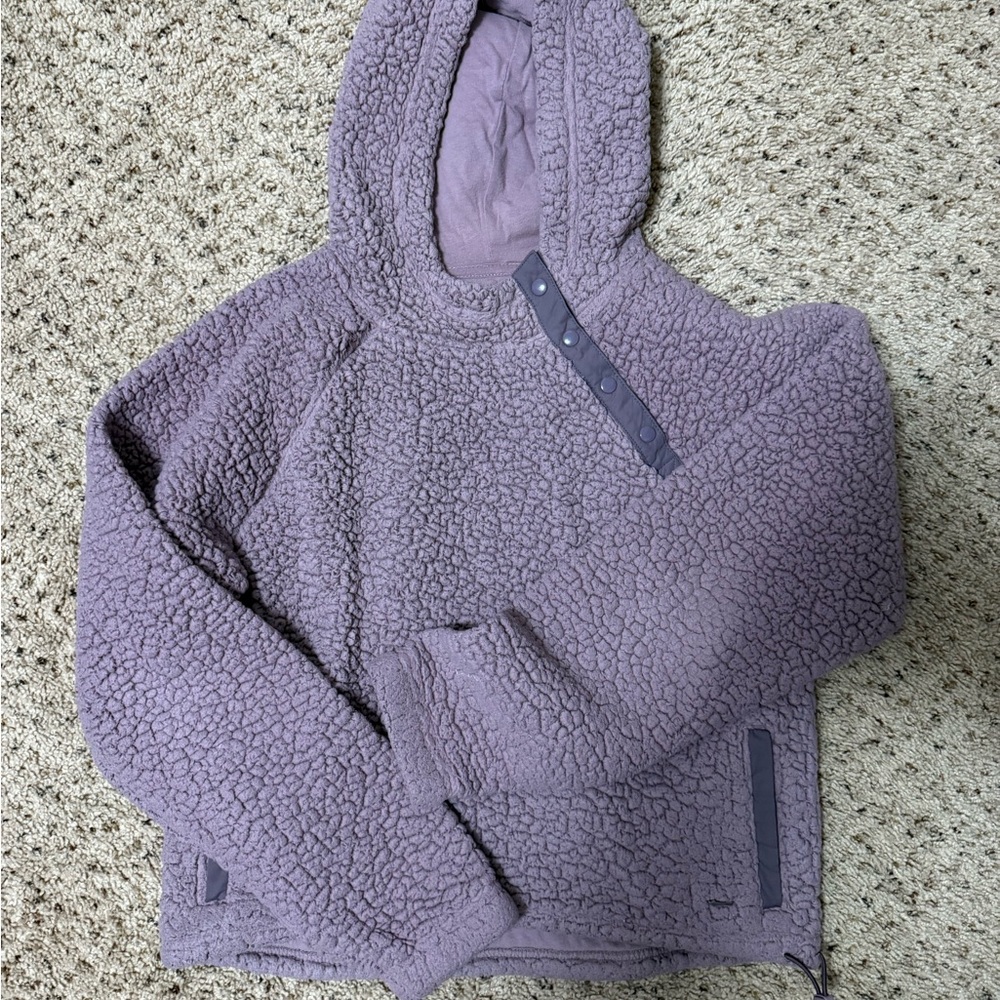 Hollister Lavender Sherpa Jacket